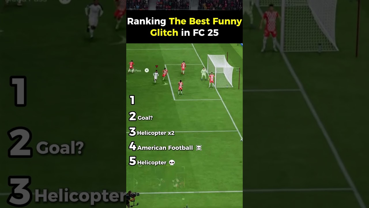 Ranking The Best Funny Glitch in FIFA #fifa #fc25 #shorts #football