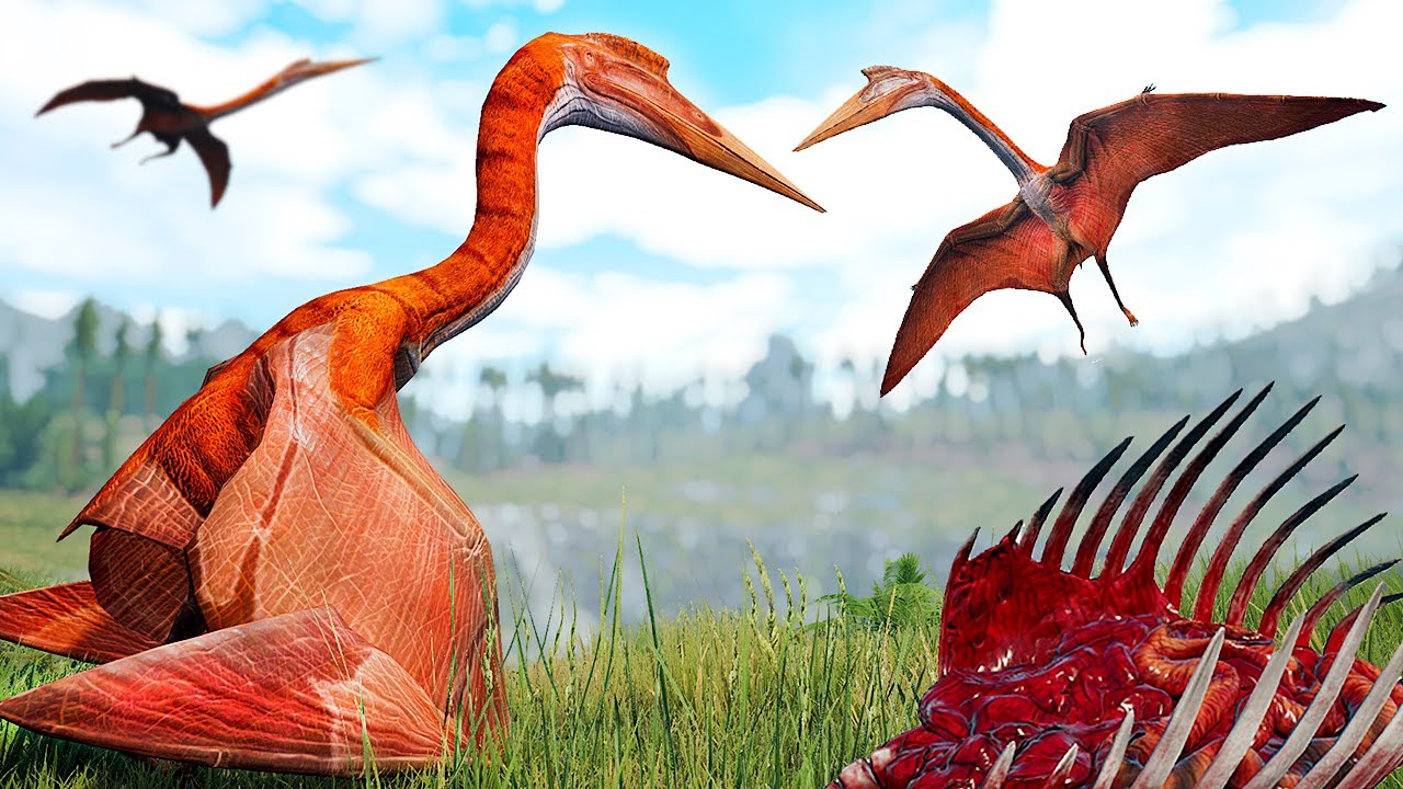 Vida de Quetzalcoatlus + Gigante do Céu! Lago dos Hypos | The Isle | (PT/BR)