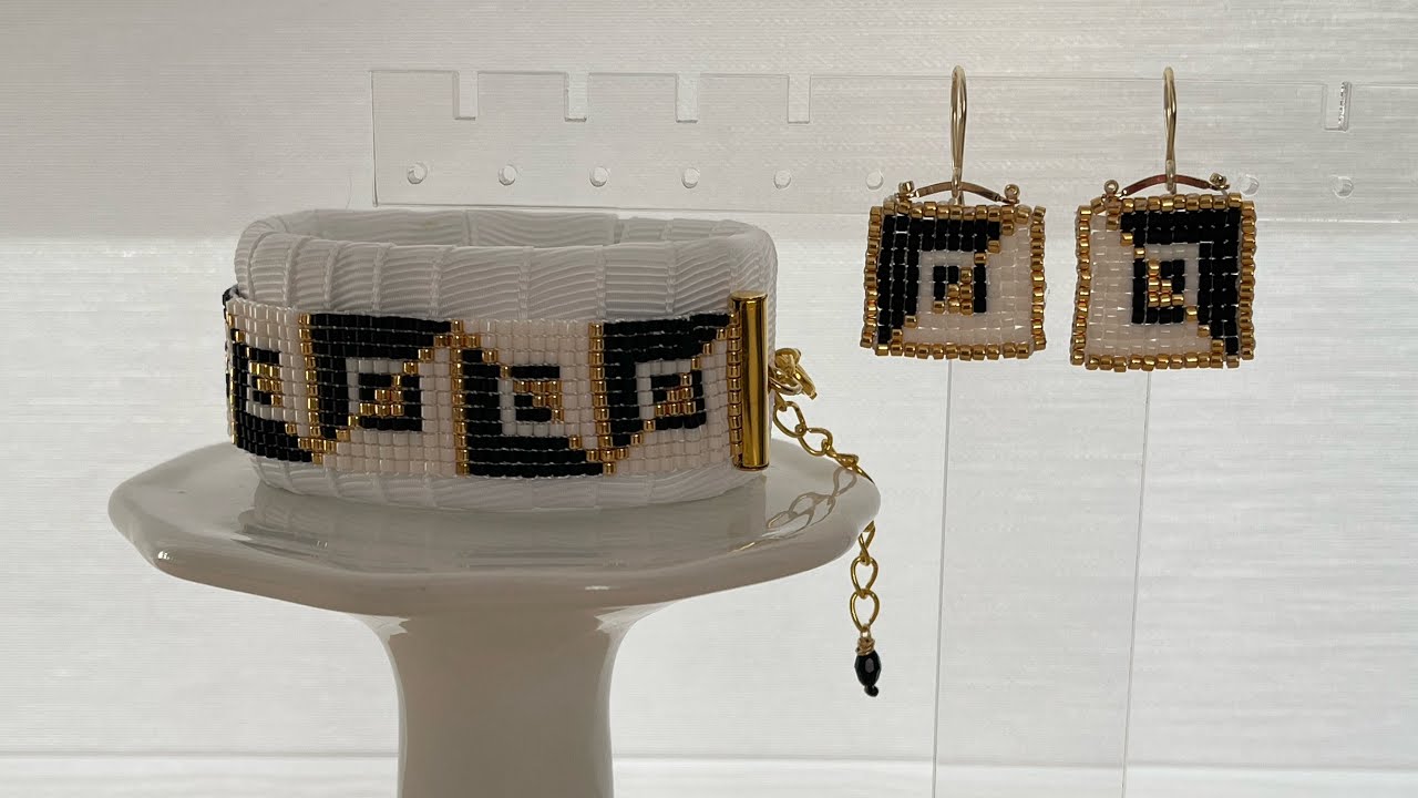 Unboxing the baby Jewel loom & making beautiful beaded earring. DIY