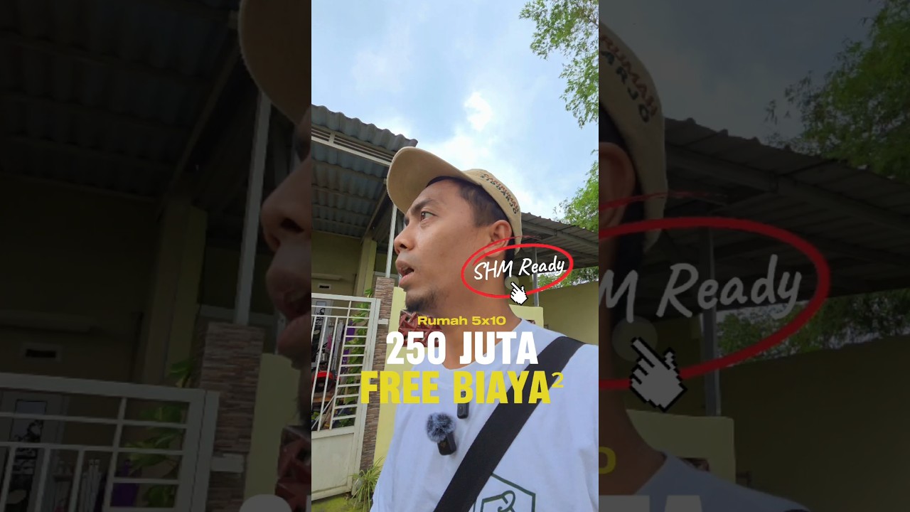 Rumah Siap Huni 250juta Free Biaya&sup2; SHM atas nama Pembeli #rumahshm