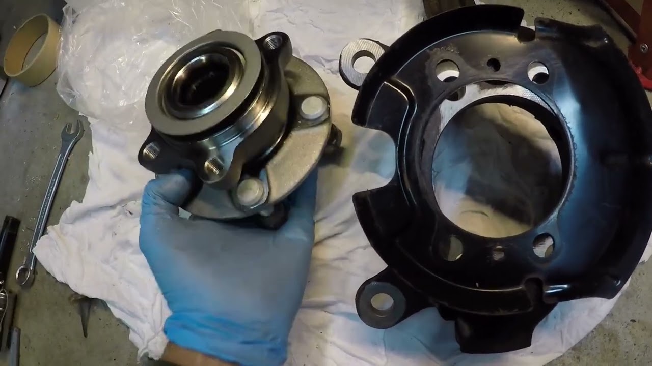 【組み付け編①】　日産セレナ　C２５　ハブベアリングASSY、ロアボールブーツ、タイロッドエンドブーツ交換作業　リフレッシュ整備　参考動画