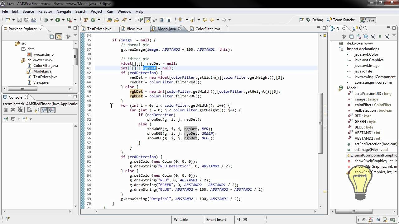 RGB Farbraum anzeigen lassen - (Java 2-015)