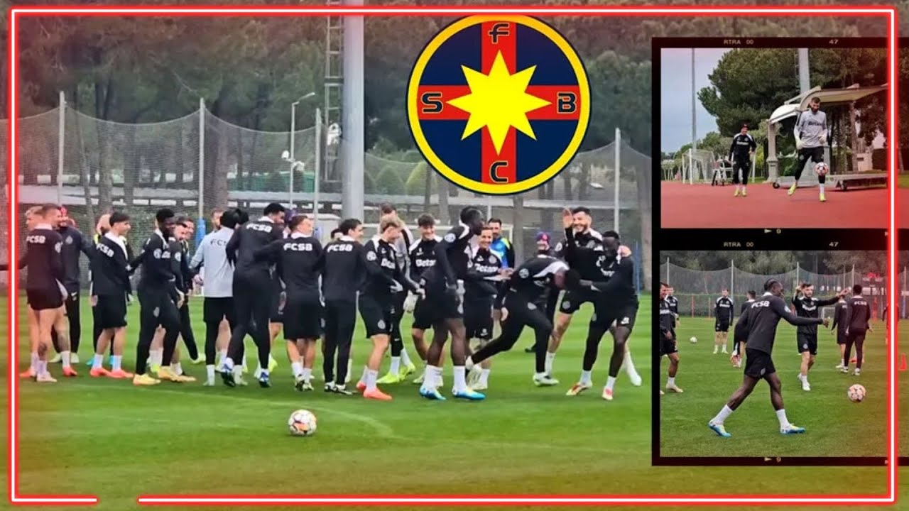 3 MOMENTE INEDITE de la ANTRENAMENTUL FCSB de miercuri din Antalya