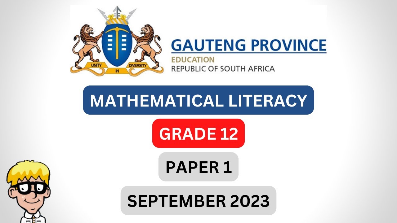 Paper 1 Maths Literacy Grade 12
