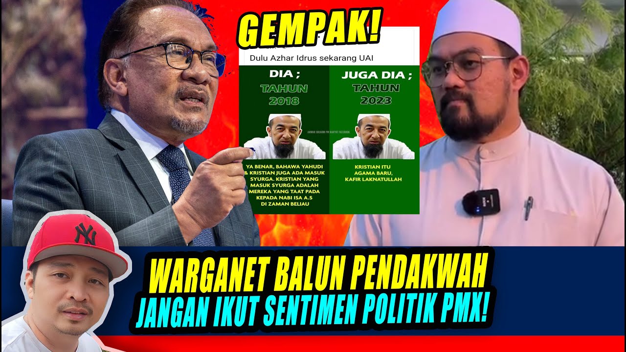 [panas] WARGANET BALUN PENDAKWAH, PMX JANGAN IKUT SENTIMEN POLITIK!