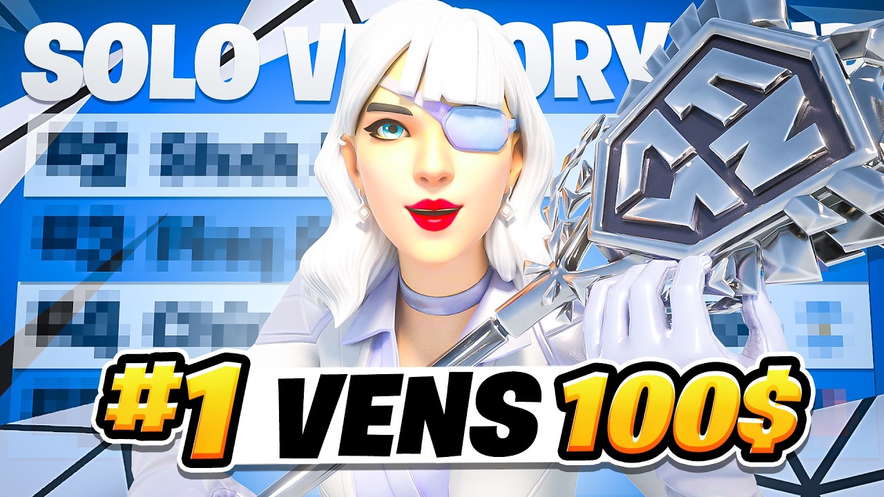 How I Earned In The Solo Victory Cup (100$) 🏆| Vens