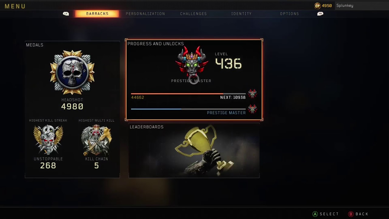 100% Percenter *ALL CHALLENGES UNLOCKED* Call of duty Black Ops 4 (BO4)