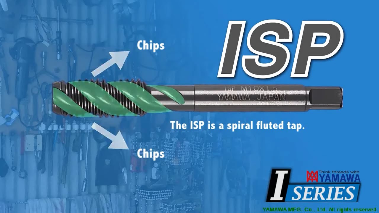 Yamawa  - Tap ISP Spiral Fluted Tap Serie for blind hole | JSR GROUP
