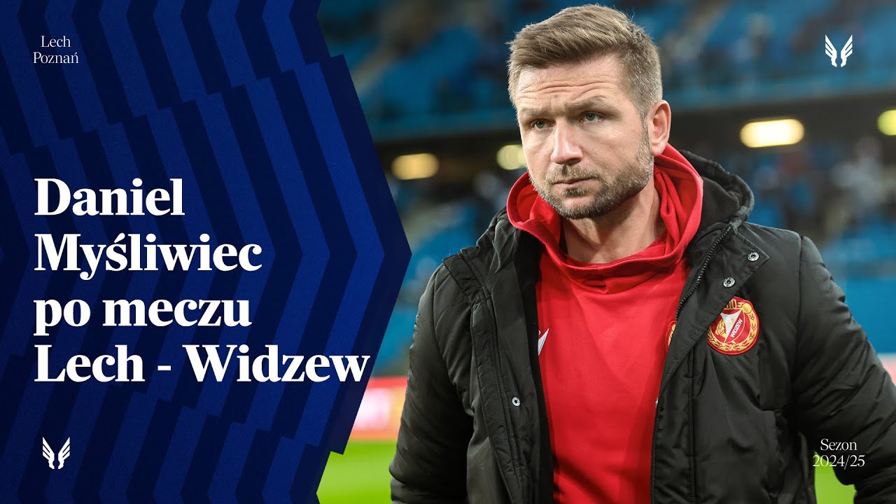 KONFERENCJA PRASOWA | Trener Daniel Myśliwiec po meczu z Lechem Poznań