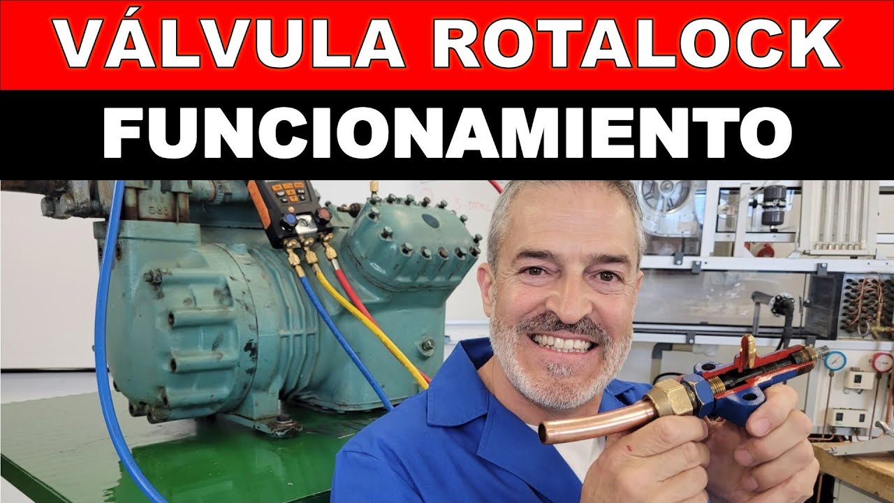 VALVULA DE SERVICIO ROTALOCK DE REFRIGERACION. Como funciona.
