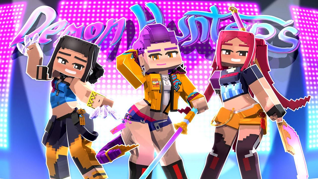 Adopted by the Saja Boys - KPOP DEMON HUNTERS Animation | COMPLETE EDITION in Minecraft!