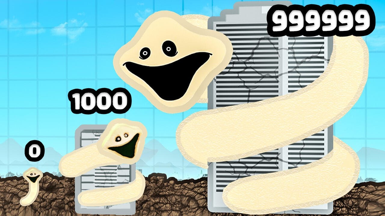Can I climb a MAX LEVEL HUNGRY WORM TOWER?