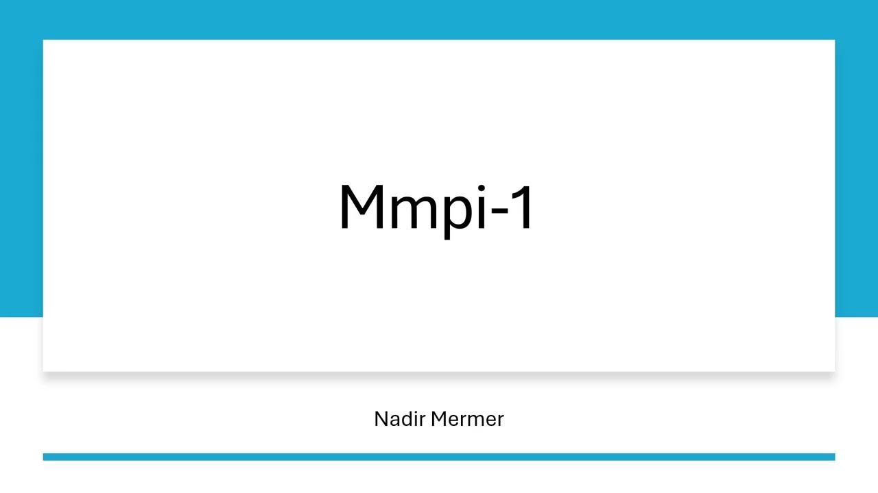 MMPI Nedir? Genel Tanıtım, Türkiye’deki Durum ve Alt Ölçek Yorumlama, Mmpi hakkında bilinmeyenler