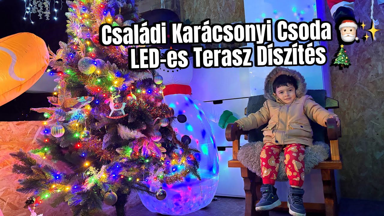 Karácsonyi Terasz Átalakítás – Családi meghitt hangulat! ✨🏡