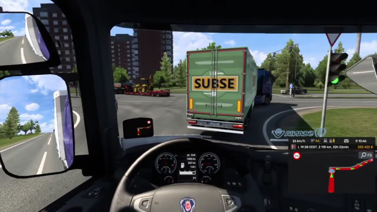 ETS2 - Leedu Timelaspe (L&auml;ti-Leedu piir -  Leedu-Poola piir)
