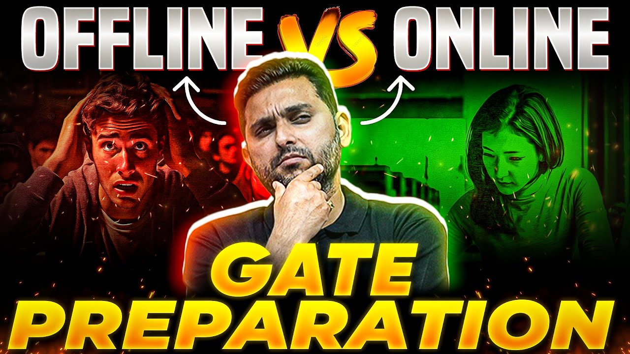 GATE Preparation 2025 | Online Vs Offline Classes | Which is Better?