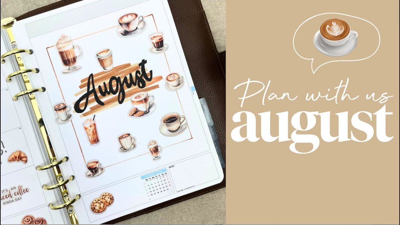 Personal Planner: August plan with us