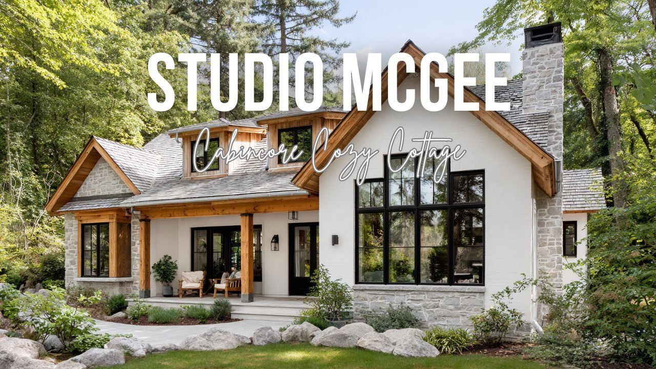 Cabincore Cozy Cottage Decor Inspired by Studio McGee Soft Neutrals and Natural Textures
