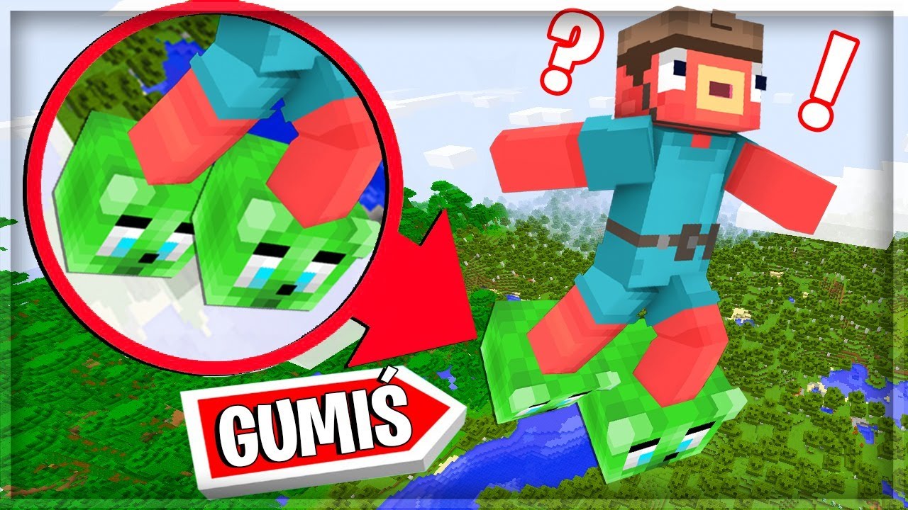 Minecraft, ale Każdy SKOK Jest Do NIEBA! (🐻 gumisiowe buty)
