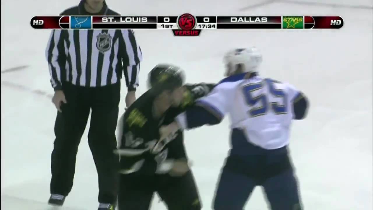 Cam Janssen vs Krys Barch Nov 25, 2009