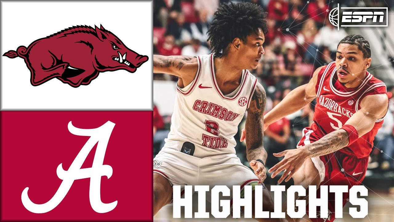DOUBLE OT THRILLER 🤯 Arkansas Razorbacks vs. Alabama Crimson Tide | Full Game Highlights | ESPN CBB