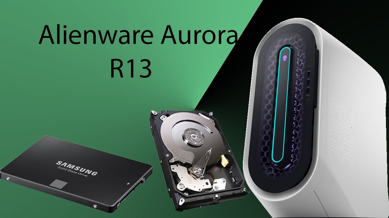 How to Install SSD/HDD Hard Drive to Alienware Aurora R13