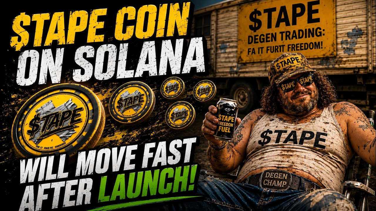 $TAPE COIN НА SOLANA БЫСТРО ВЗЛЕТИТ ПОСЛЕ ЗАПУСКА!!!