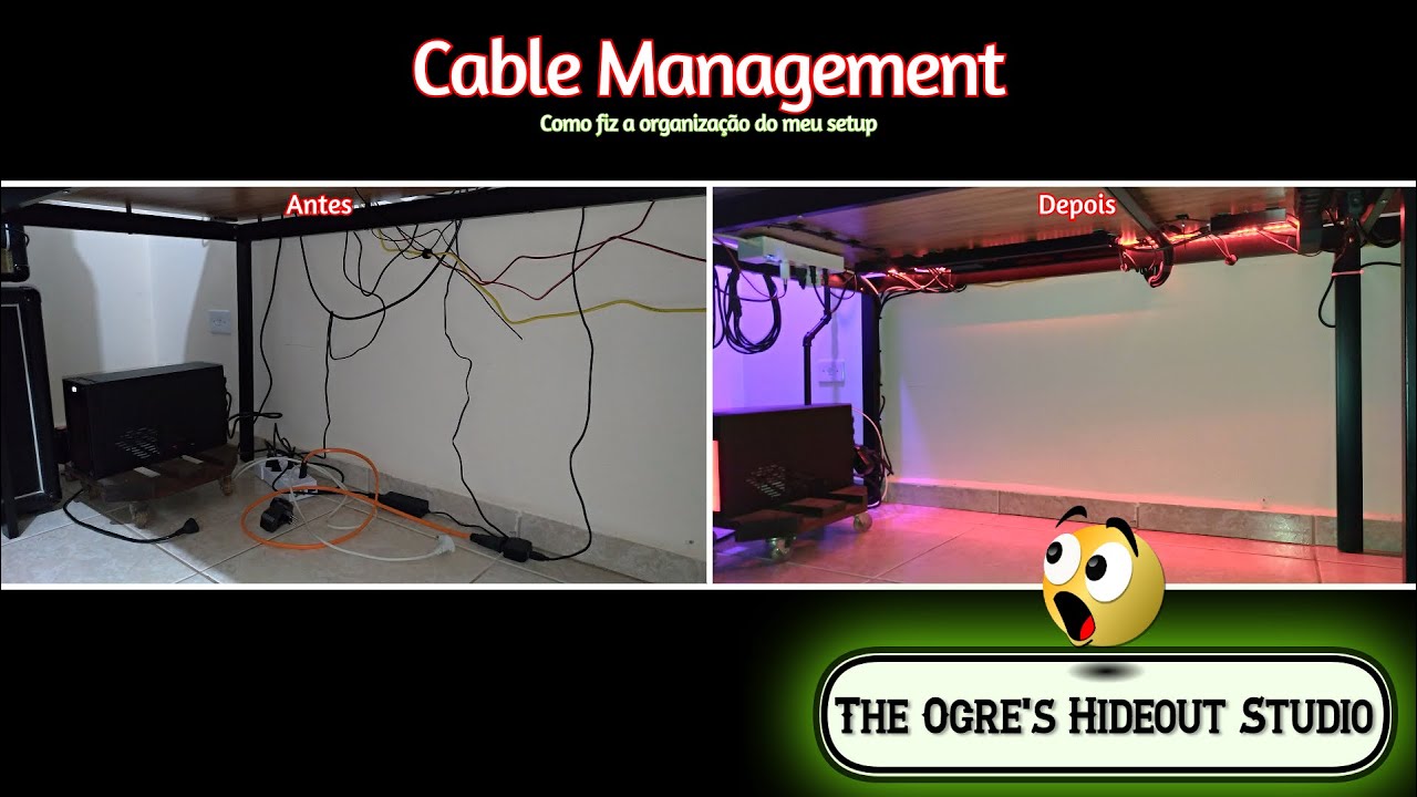 Cable Management no Home Studio (como e porque fazer) [PT-Br]