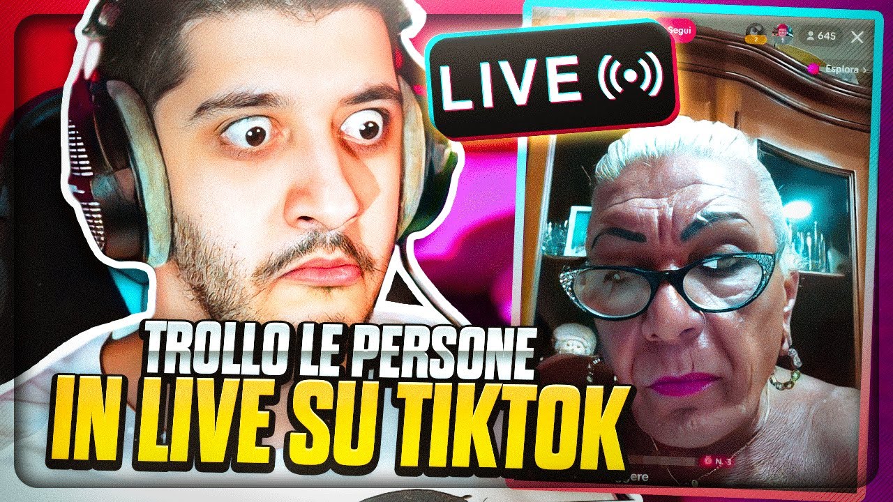 TROLLO le PERSONE in LIVE su TIKTOK MA...