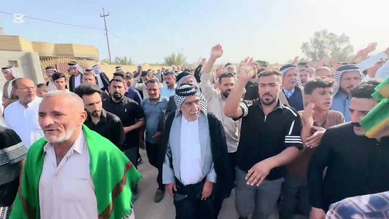 تشيع جثمان السيد فخري عبدالله العميدي