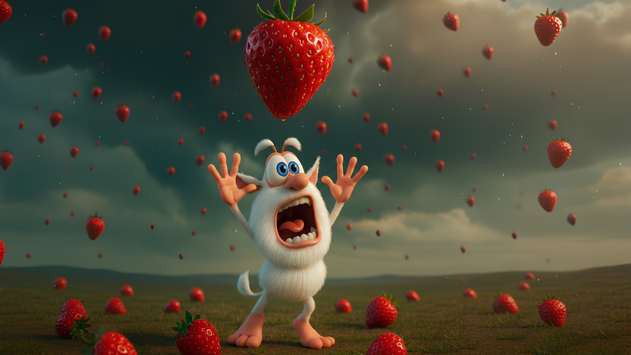 Буба - Земляничный дождик 🍓 Мультфильм для детей