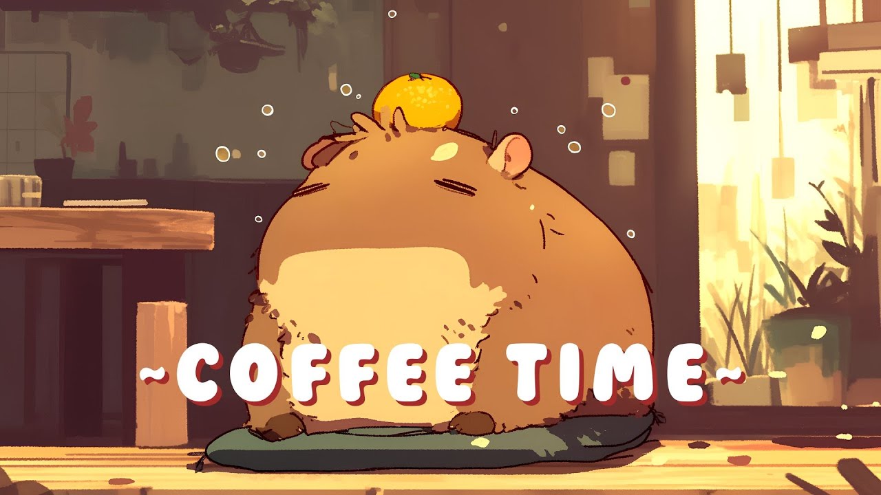 Capybara Beat Station - Cozy Japanese Lofi Mix ~ Quiet Moments ~ 🦫 🎵 🌙