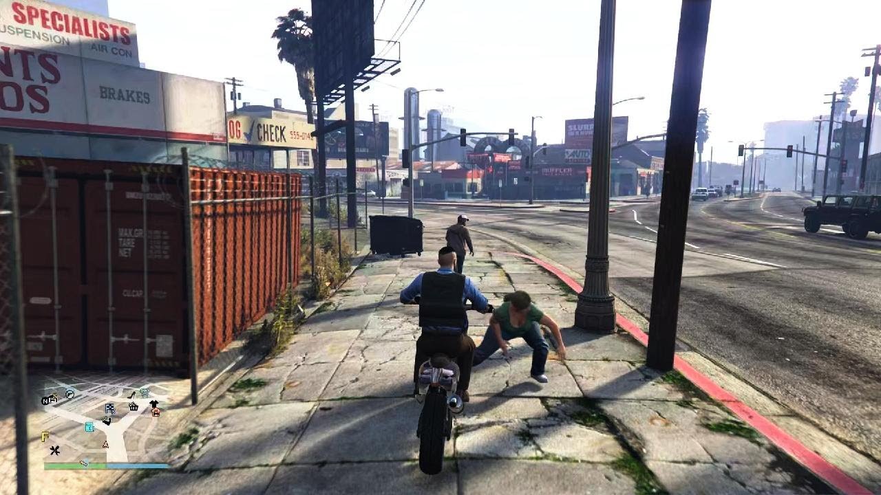 Grand Theft Auto V Ayudando a gente 😂