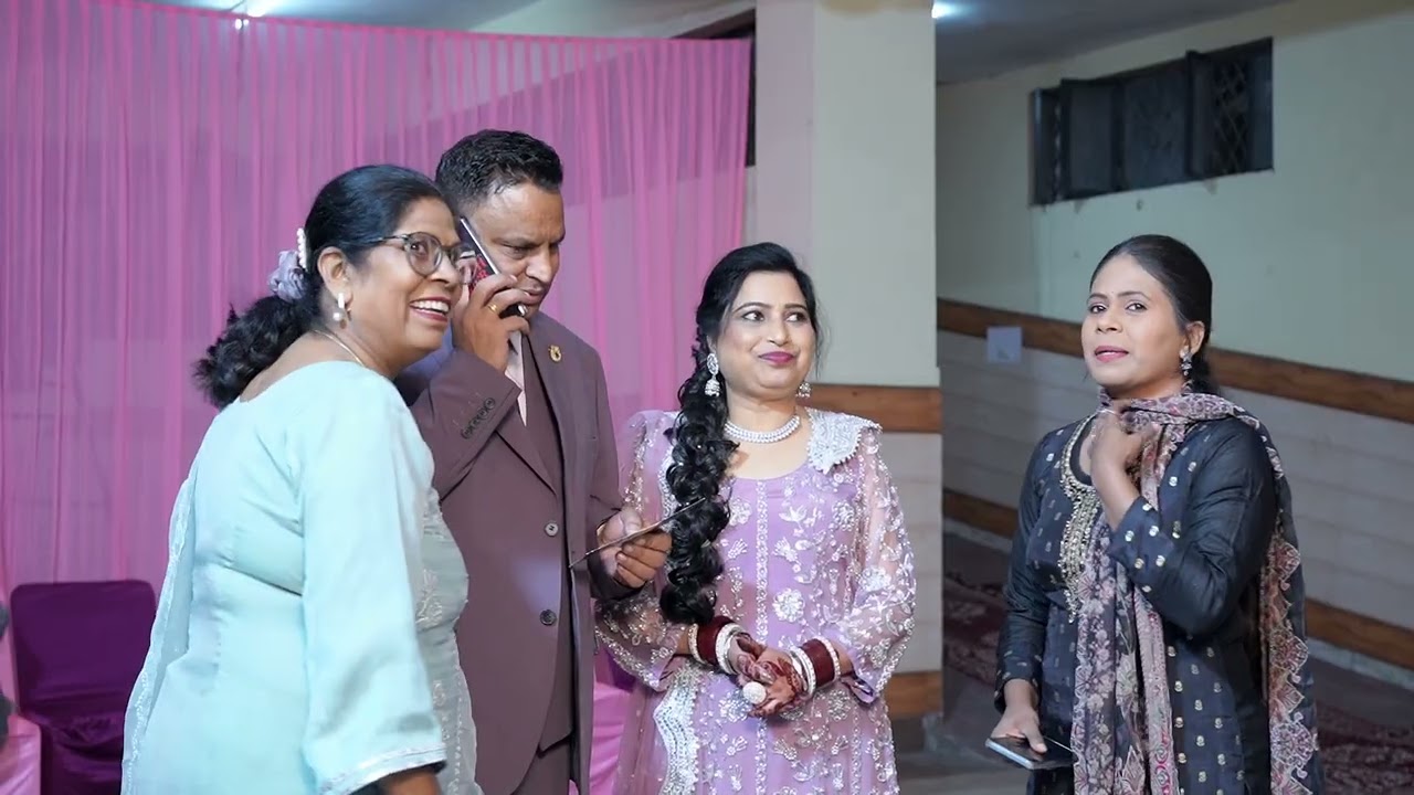 25TH WEDDING ANNIVERSARY THANKSGIVING PRAYER MEETING @ CNI CHURCH LUDHIANA (BROTHER&BHABHI)