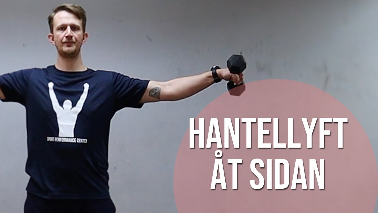 Hantellyft åt sidan