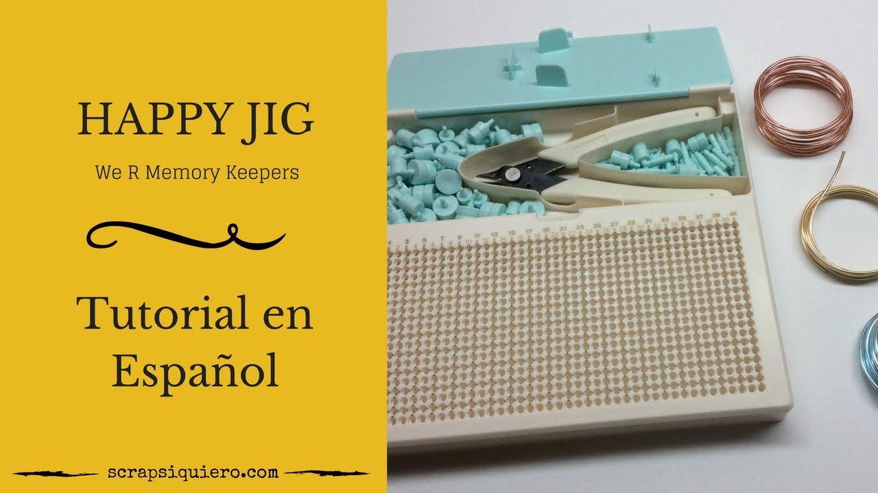 Happy Jig. Tutorial completo en Español. Nueva Herramienta We R Memory Keepers