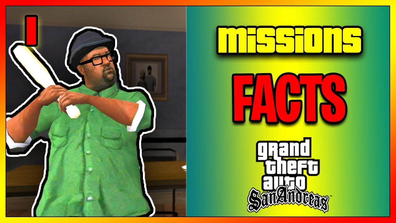 Useless Facts in GTA San Andreas Missions(1-10)