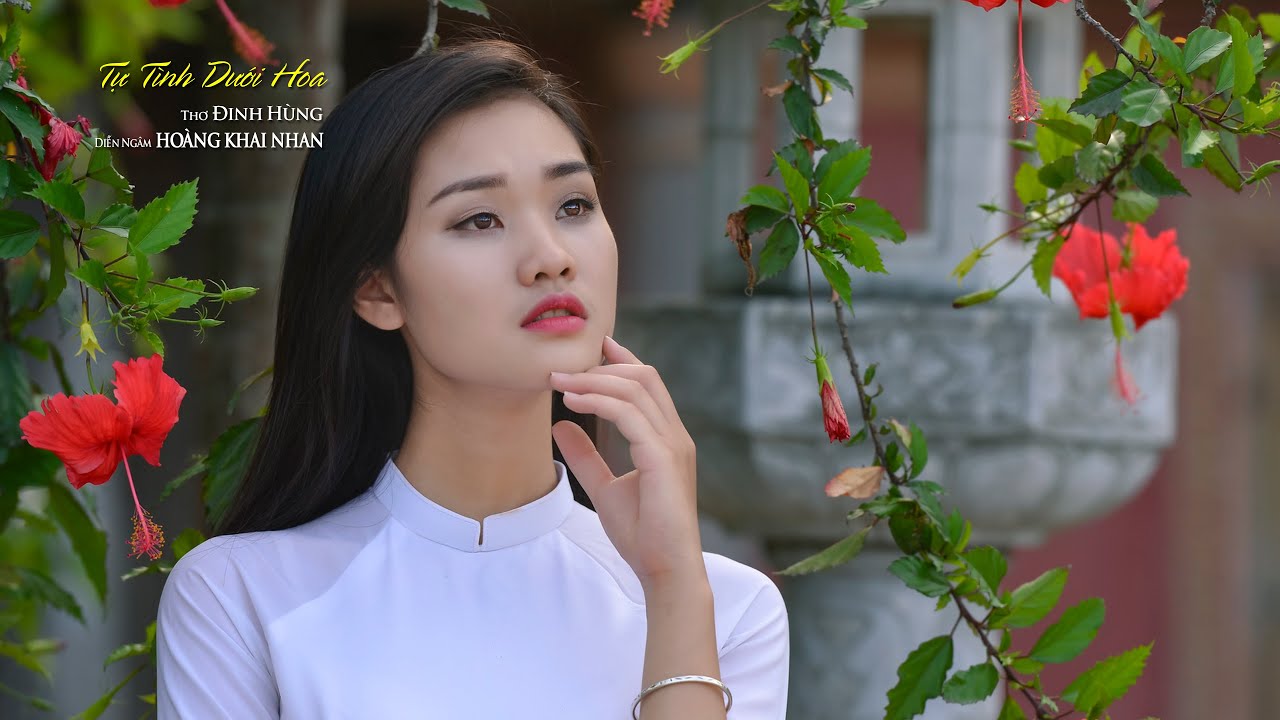 Tự T&igrave;nh Dưới Hoa | thơ Đinh H&ugrave;ng | Ho&agrave;ng Khai Nhan diễn ng&acirc;m (4K) 20210115