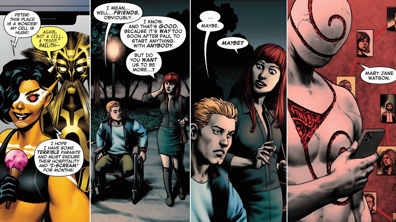 Peter's Alien Girlfriend Finally Has Ice Cream, MJ is with Flash, New Villain In Town
