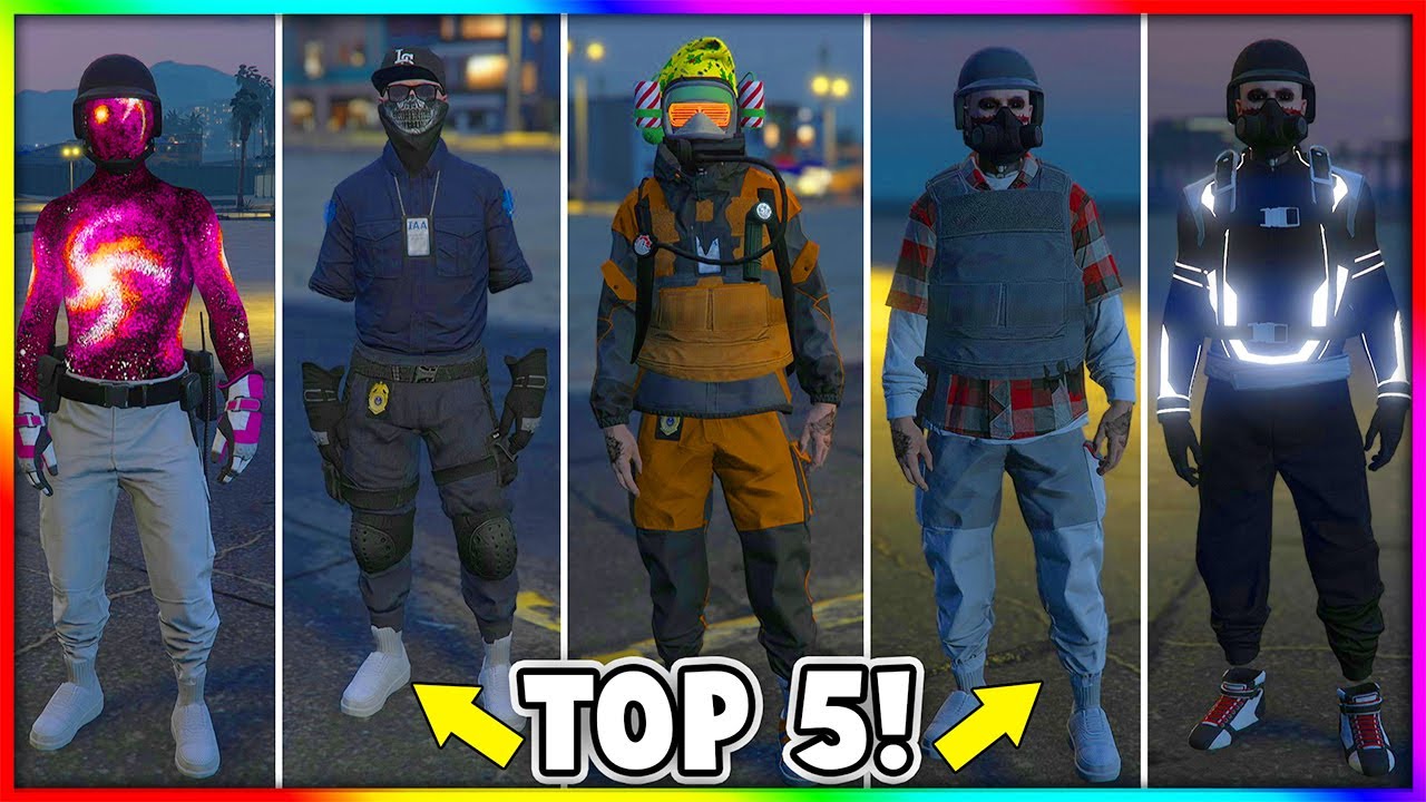 ✅TOP 5 MODDED OUTFITS After Patch CONJUNTOS MODS SIN HACKS (GTA 5 Online &ndash; PS4/PS5/Xbox/PC)