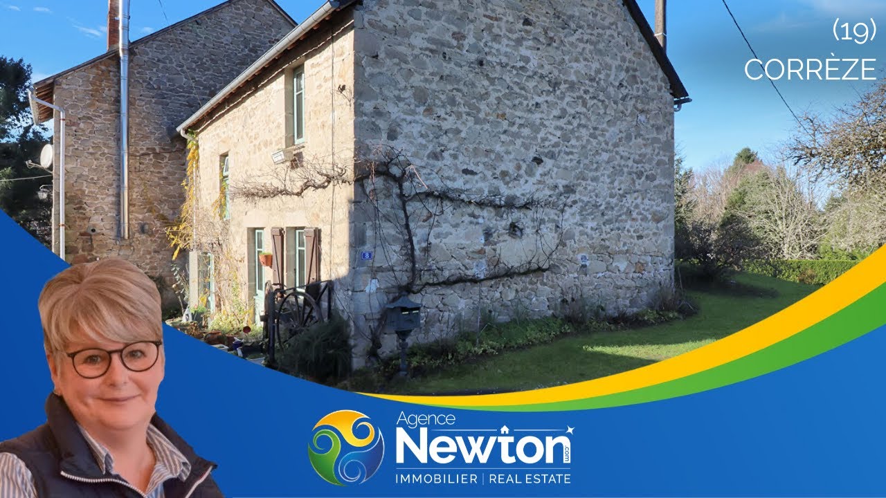 PROPERTY FOR SALE- Elegant Stone Home with Four Bedrooms in Treignac
