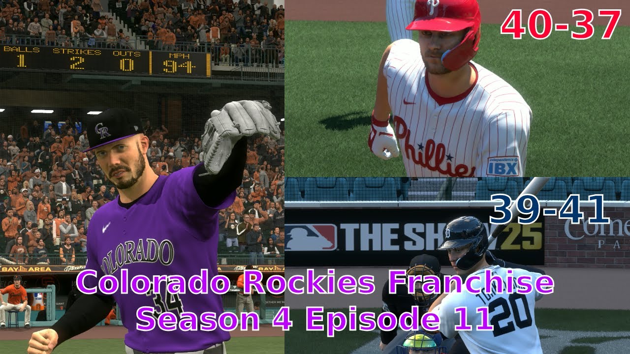 Philly, Detroit Double Header | Colorado Rockies Franchise S4 E11 | MLB the Show 25