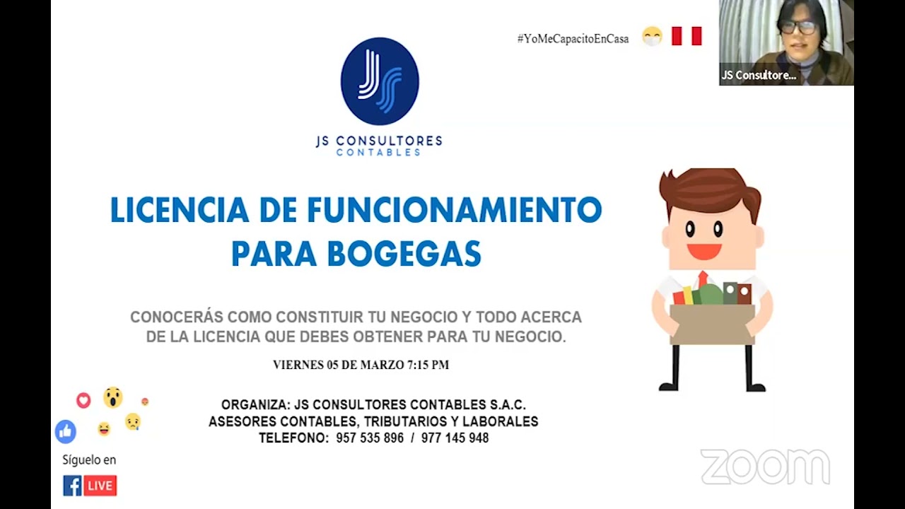 LICENCIA DE FUNCIONAMIENTO PARA BODEGAS