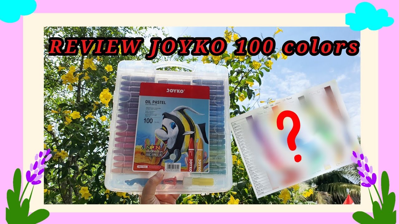UNBOXING OIL PASTEL JOYKO 100 WARNA ( EP 548 ) ( REVIEW )
