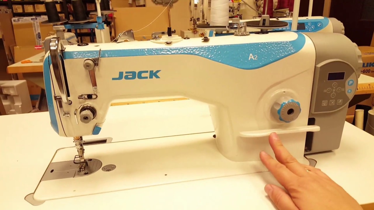 Maszyna do szycia Jack A2 - CQ z funkcją automatyczego obcinania i pozycjonowania nici