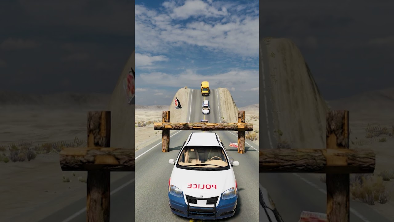 EXTREME Crash Tests! Student Bus vs Cars vs Logs in BeamNG Drive
