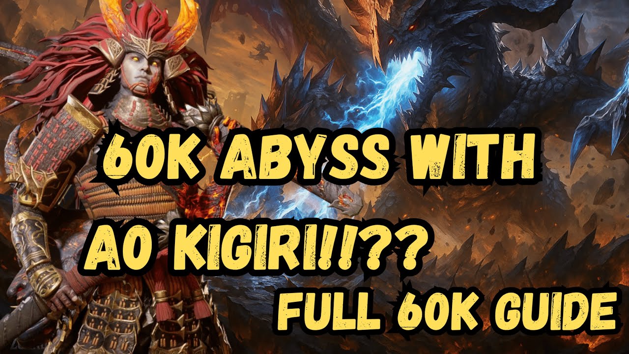 INSANE! A0 KIGIRI - 60K ABYSS RUN! | Viewer Account Takeover ft {Moriden & Rygar}| Watcher of Realms