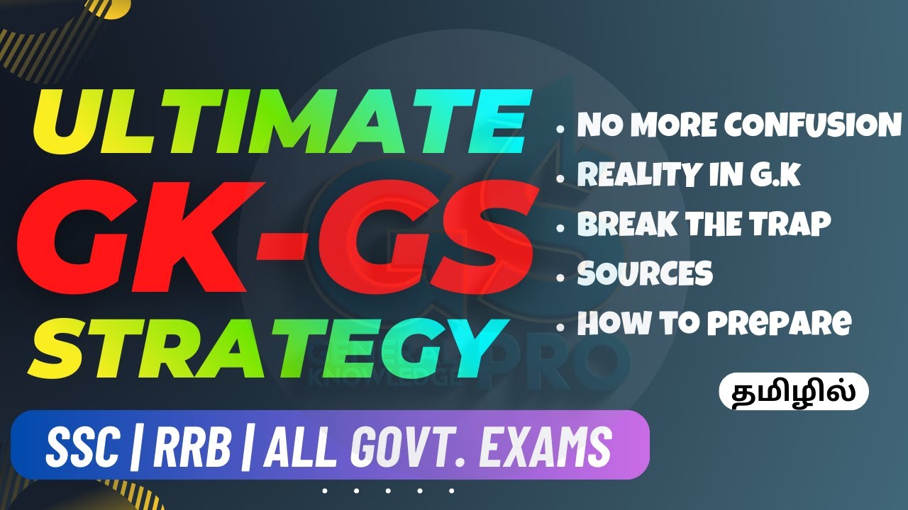 GK/GS Strategy | Reality of GK | Important Mistakes to Avoid | SSC | RRB | GS Pro