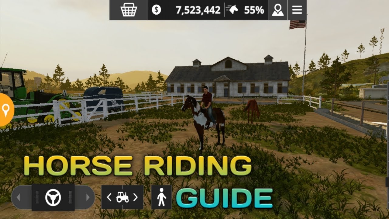How To Buy And Ride Horses In Fs20 | Farming Simulator 20 | Horse Riding Guide