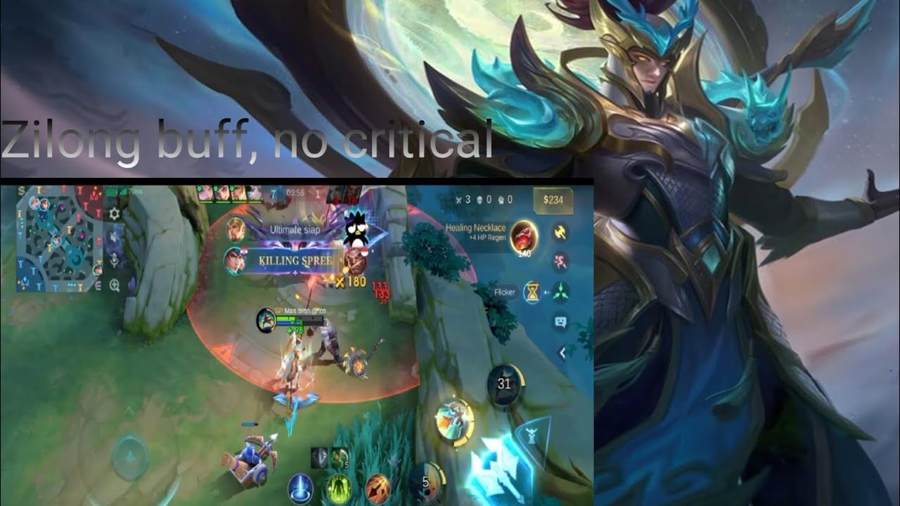 #zilonggameplay  build no critical Season39 ....!?  #mobilelegends #gaming #youtube 